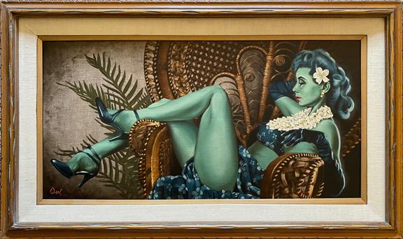 Lounging Behind the Bar-SOLD