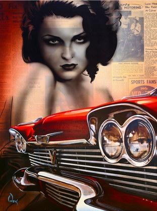 The Dame Wore Red – 1933 Ford Painted by James Owens